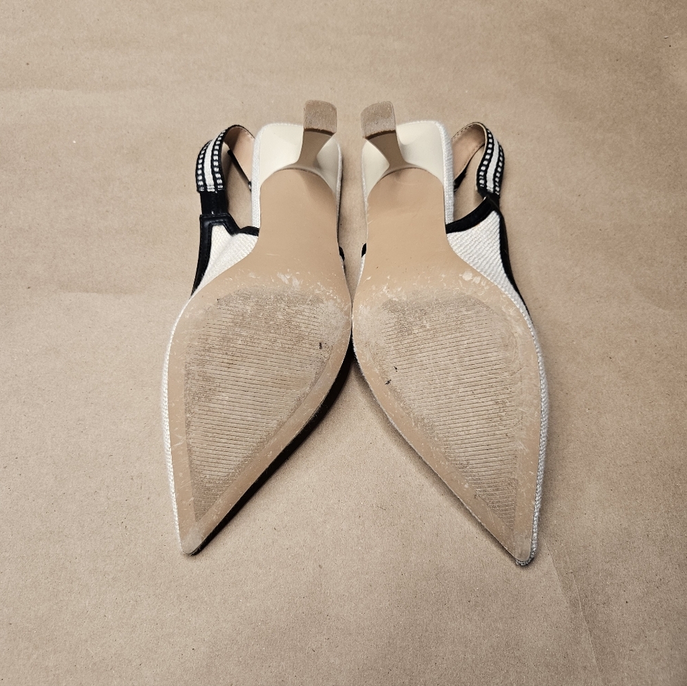 Steve Madden BRI Natural Multi slingback pumps. Size 7.5 - Picture 2 of 10